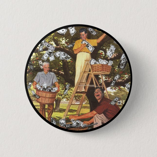 Money Tree Button Large (Front)