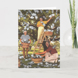 Money Tree Greeting Card
