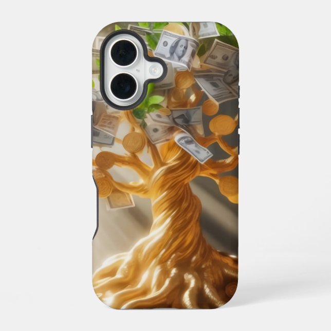 Money Tree  iPhone 16 Case (Back)