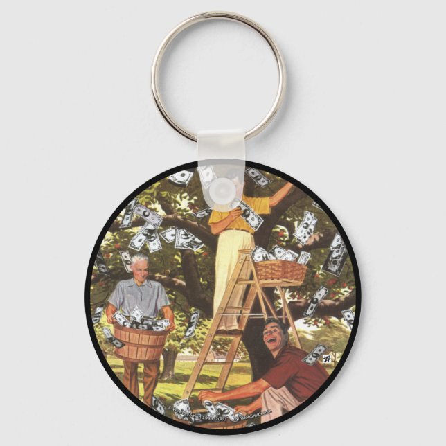 Money Tree Keychain (Front)