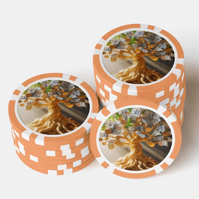Money Tree  Poker Chips (Stack)