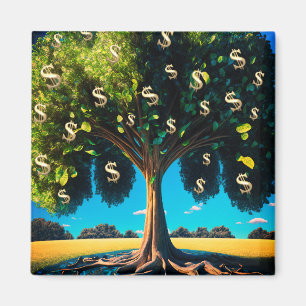 Money Tree Prosperity Wealth Abundance Blessing Magnet