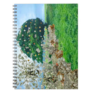 Money Tree Spiral Notebook