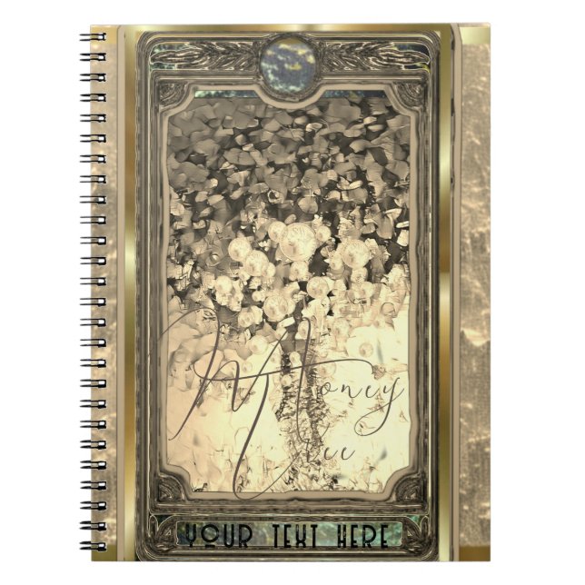 Money Tree Tarot  Notebook (Front)