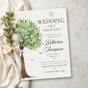 Money Tree Theme Community Gift Drop Bridal Shower Invitation