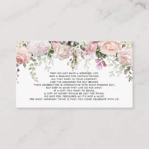 Money Tree/Wishing Well Invitation Insert