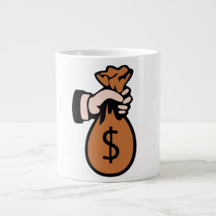 MONEYBAGS LARGE COFFEE MUG