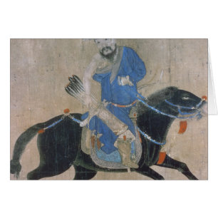 Mongol archer on horseback
