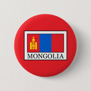 Mongolia 6 Cm Round Badge