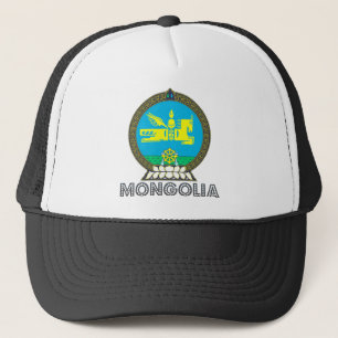 Mongolia Coat of Arms Trucker Hat