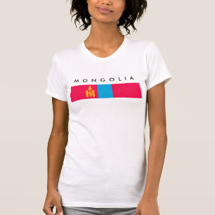 Mongolia country flag nation symbol T-Shirt