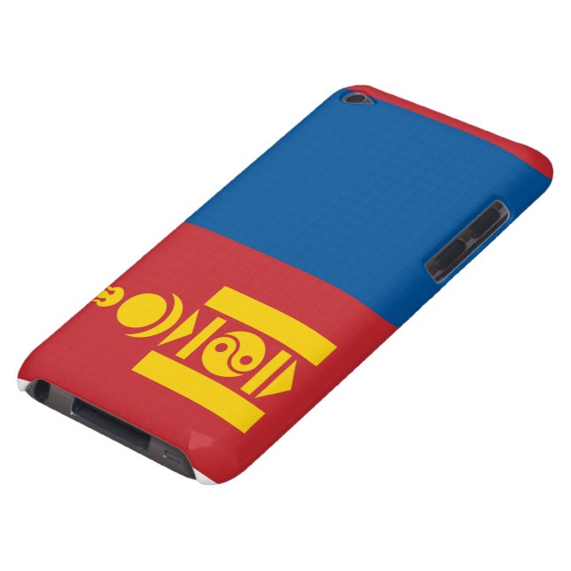 Mongolia Flag Barely There iPod Case (Bottom)