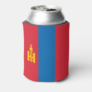 Mongolia Flag Can Cooler