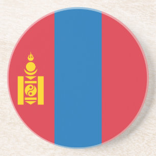 Mongolia Flag Coaster