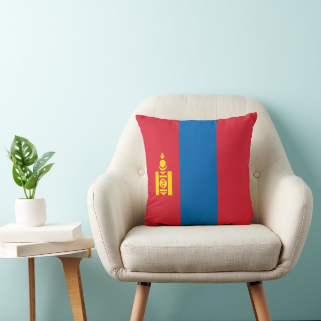 Mongolia flag cushion (Chair)