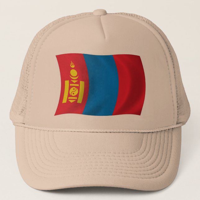 Mongolia Flag Hat (Front)