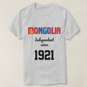 Mongolia Flag Independence Celebration T-Shirt