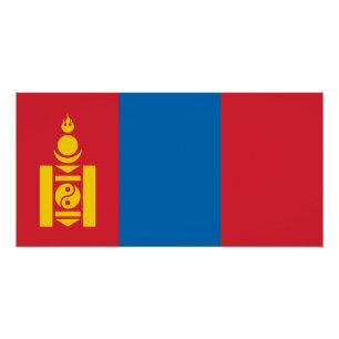 Mongolia Flag Poster