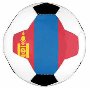Mongolia flag soccer ball