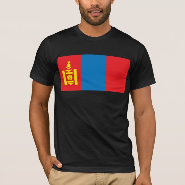 Mongolia Flag T-shirt (Front)
