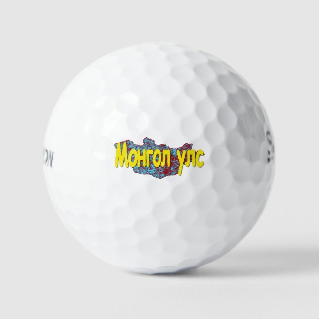 Mongolia Golf Balls (Front)