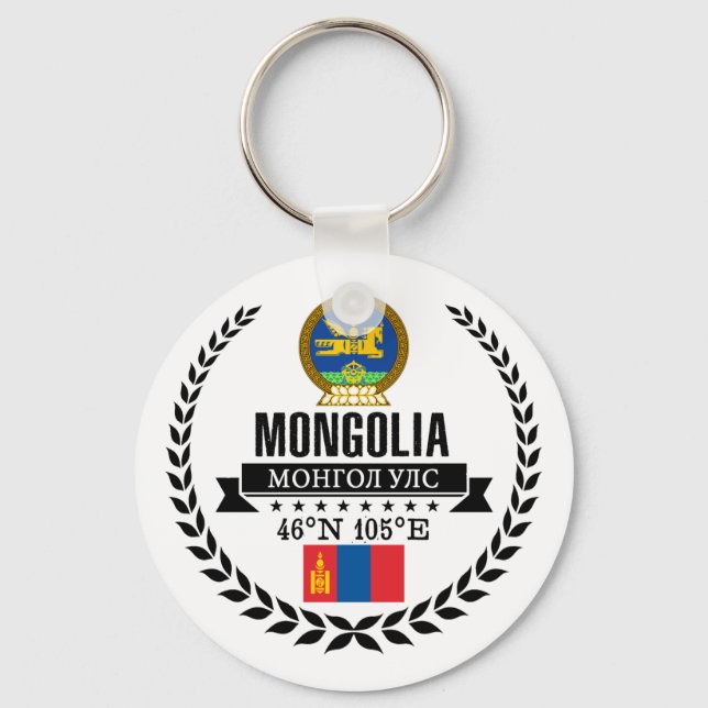 Mongolia Key Ring (Front)