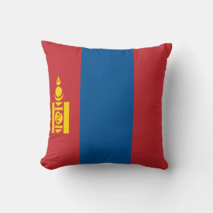 Mongolia (Mongolian) Flag Cushion
