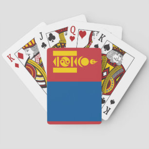Mongolia (Mongolian) Flag Playing Cards