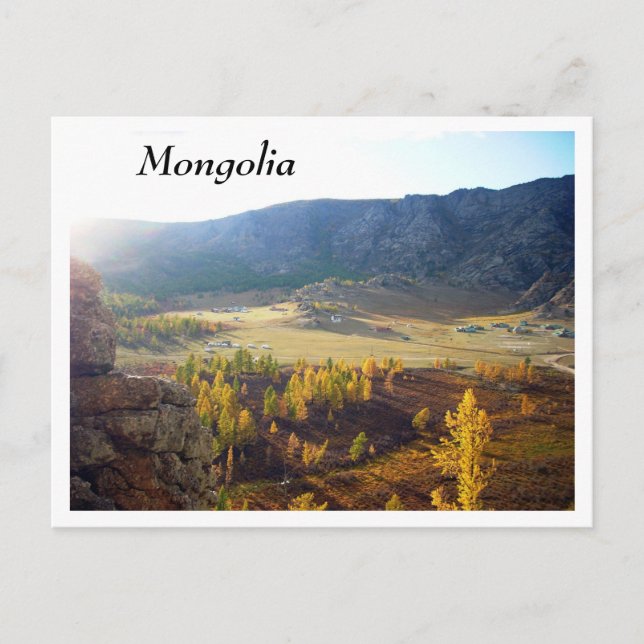 Mongolia Postcard (Front)