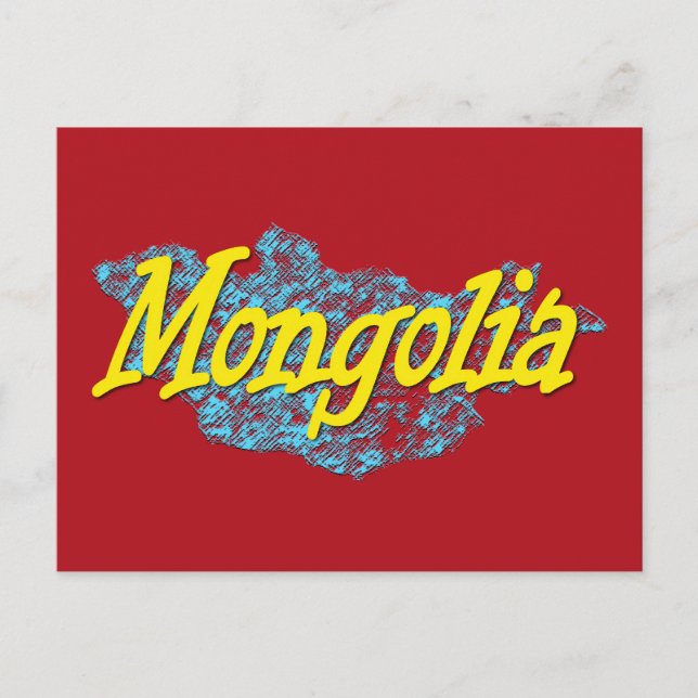 Mongolia Postcard (Front)