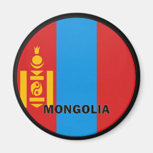 Mongolia Roundel quality Flag Magnet