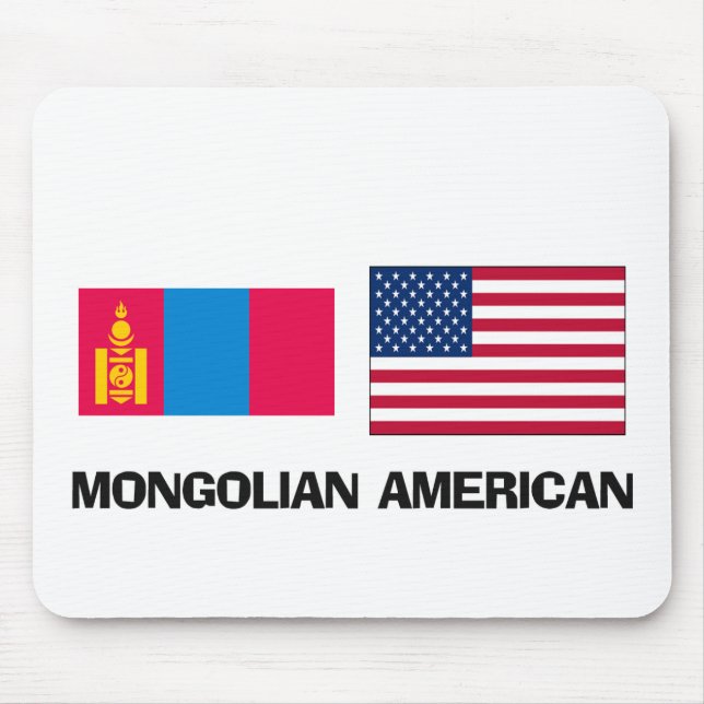Mongolian American Mouse Pad (Front)