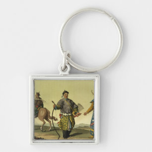 Mongolian Eight Flags soldiers from Ching's milita Key Ring