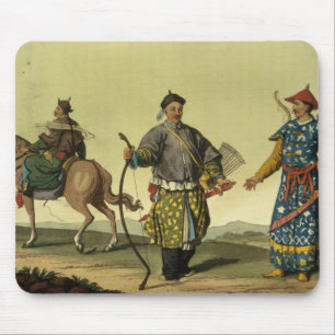 Mongolian Eight Flags soldiers from Ching's milita Mouse Pad
