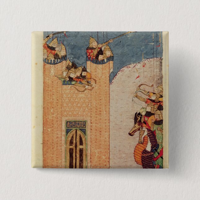 Mongols 15 Cm Square Badge (Front)