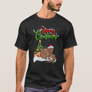 Mongoose Xmas Decorations Santa Mongoose Christma T-Shirt