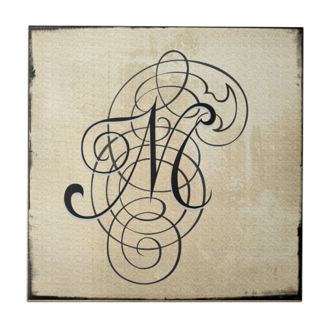 mongram 'M' tile (Front)