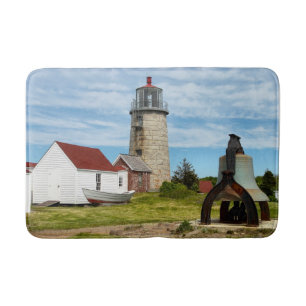 Monhegan Island Lighthouse, Maine Bath Mat