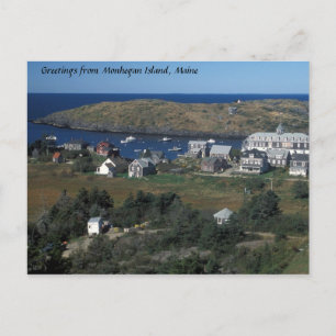 Monhegan Island, Maine Postcard