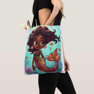 Monica- Mermaid: Tote Bag