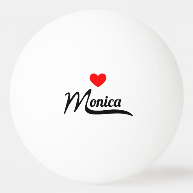 Monica Ping Pong Ball (Front)