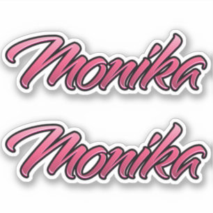 Monika faded pink sticker sticker embroiderset