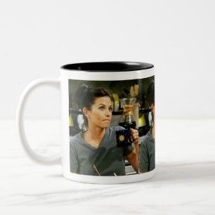Monika's Mug: Sip in Style with Personalised Charm Two-Tone Coffee Mug