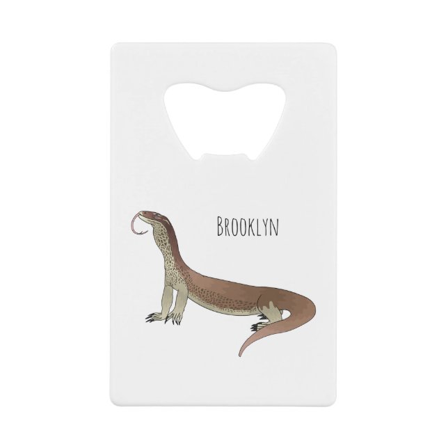 Monitor lizard cartoon illustration  (Front)