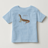 Monitor lizard cartoon illustration