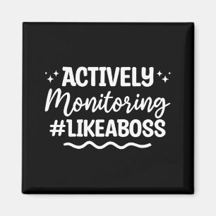 Monitoring Test Exam Day Magnet