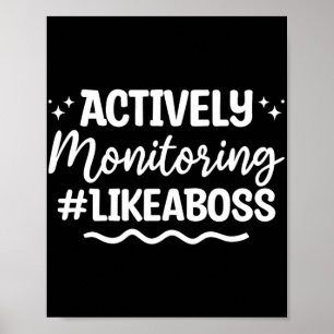 Monitoring Test Exam Day  Poster