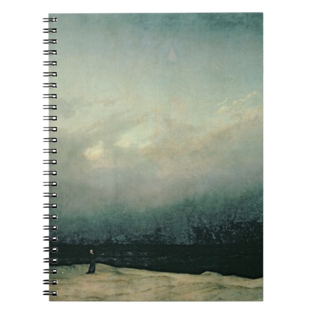 Monk by sea, 1809 notebook (Front)