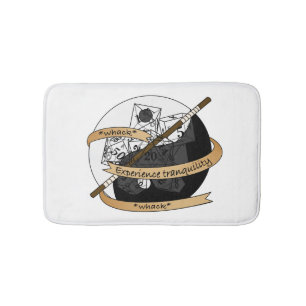 Monk Dice Design Bath Mat