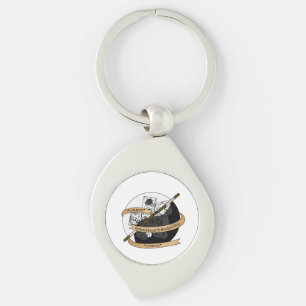 Monk Dice Design Key Ring